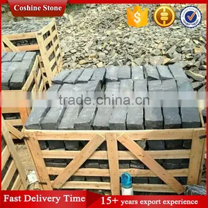 Natural Stone Black Basalt Pavers Paving Stone thumbnail-3
