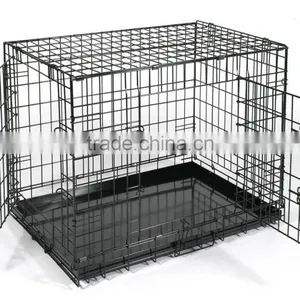 19" 24" 30" 36" 42" 48" Folding Dog Crate, Folding Dog Cage, Dog House thumbnail-2