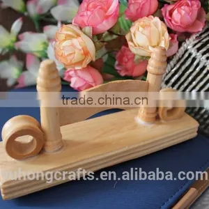 Hot Selling Bamboo Hand Fan Stand Promotional thumbnail-4