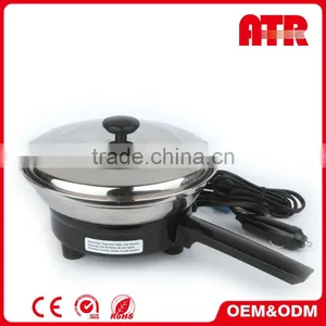 12V Car Portable Non-stick Frying Pan thumbnail-1