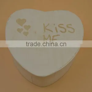 Heart Shape Pine Wood Box|printed Box thumbnail-2