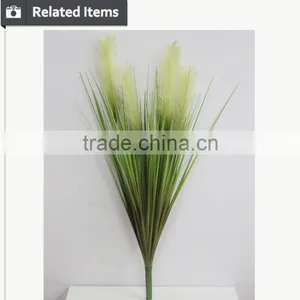 Three Heads Fox Tails Accessory Preserved Grass Grass Bush Decorative Indoor Plants thumbnail-5