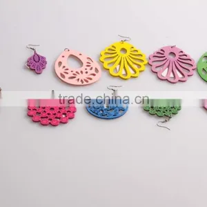 Unfinish African Wooden Earrings thumbnail-2