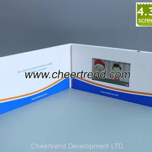 2.4/2.8/4.3/5/7/10″ Inch Video Greeting Card/video Brochure/video Invitation Card thumbnail-1