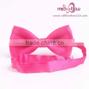 New Design Wholesale Handmade Polyester Ribbon Bow Tie thumbnail-1