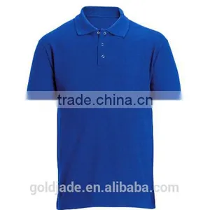 Custom Mens Polo Shirt Golf T-shirt 100% Cotton Sublimated Dry Fit Polo T Shirt Multi Color thumbnail-5