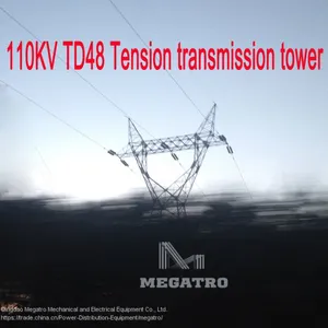 MEGATRO 110KV TD48 Tension Transmission Tower thumbnail-1