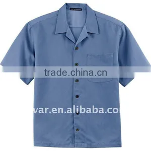 Polyester & Cotton Canteen Service Shirts / Working Shirt / Short Sleeves Worker Shirt thumbnail-1
