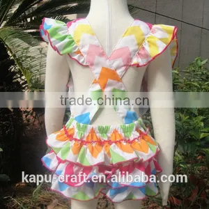 Hot Sales Chevron Rompers for Little Baby Clothes thumbnail-6
