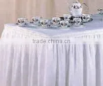 Polyester Table Skirt,table Skirt,table Linens thumbnail-1