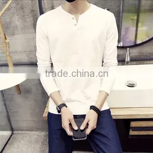 2016 Wholesale High Quality Short Sleeve V-neck T-shirt for Men thumbnail-6