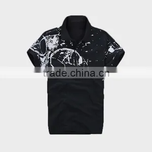 2015 Men's Polo Shirt With All Over Print thumbnail-2