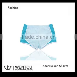 Newest Monogrammed Seersucker Running Shorts thumbnail-2