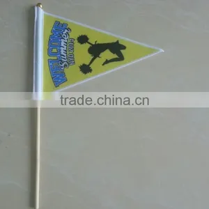 Wood Pole Hand Flag thumbnail-1