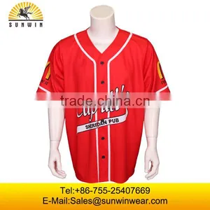 Hot Sell Sublimation Custom Embroidery&Tackle Twill Baseball Jersey thumbnail-1