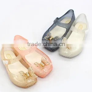 Butterfly Kids Jelly Shoes, Mini Melissa Butterfly Shoes thumbnail-1