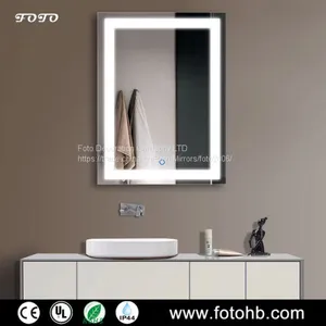 FOTO LED Backlit Glass Bathroom Mirror thumbnail-2
