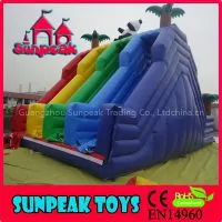 SL-1968 Five Colour Lane Giant Inflatable Slide thumbnail-1
