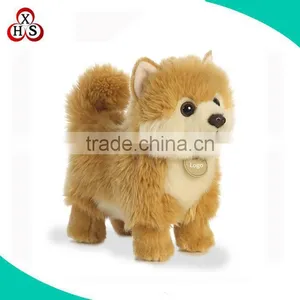 10 Inch Realistic Pomeranian Cheap Plush Puppy Stuffed Animals thumbnail-1
