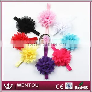 Wholesale Kid's Gril Baby Toddler Lace Flower Headband thumbnail-1