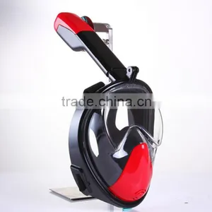 High Quality Silicone Full Face Diving Mask 180 Degree Snorkel Mask Snorkel for Mask With Gopro Mount thumbnail-2