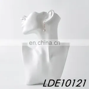 Lady Fashion Earring Freshwater Pearl Earring Charm Silver Earrings thumbnail-1