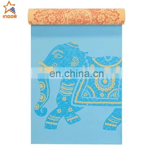 Travel Custom Print Eco Wholesale Yoga Disposable Floding Gymnastics Yoga Mats thumbnail-1
