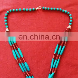 Bone/Horn Colored Beaded Necklaces 2013 thumbnail-1