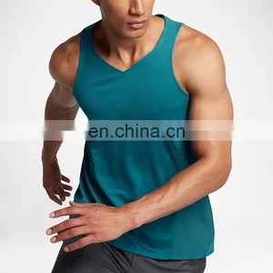 Bodybuilding Men Tank Top Plain Gym Custom Stringer Tank Tops for Men thumbnail-2