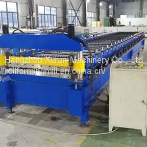 IBR Roof Panel Roll Forming Machine Trapezoidal Roofing Sheet Roll Forming Line Metal Profile Machines thumbnail-1