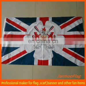 Polyester Printed 1x2M UK Custom Flag for Handing or Pole thumbnail-1