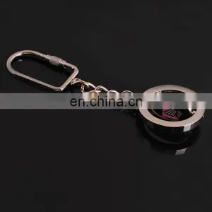 Custom Logo Spinner Metal Keychain thumbnail-2