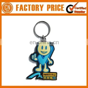 High Quality Custom Shape Keychain Soft PVC Rubber Keychains thumbnail-1