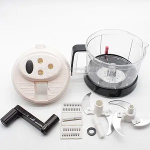 National Super Mini Quick Manual Food Processor Swift Chopper Kitchen Fruit Shredder Slicer thumbnail-2