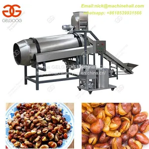 Automatic Broad Bean Single Drum Seasoning Machine|Single Drum Fried Nut Seasoning Machine Price|Potato Chips Flavoring thumbnail-3