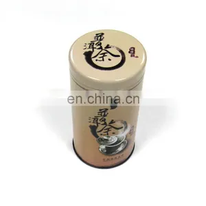 Large Round Tin Tea Can thumbnail-1
