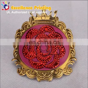 Hot Selling Custom High Precision Cheap Fashion Metal Sticker Metal Wine Label With Competitive Price thumbnail-5