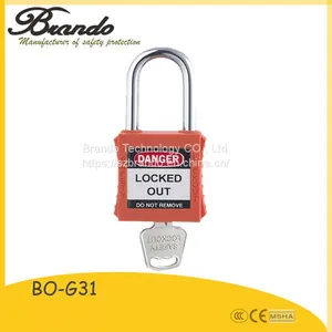 Steel Shackle Brass Body Safety Padlocks With Master Key thumbnail-2