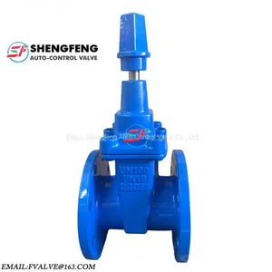 DIN 3202 F4 Resilient Seat Gate Valve DN100 PN16 thumbnail-1