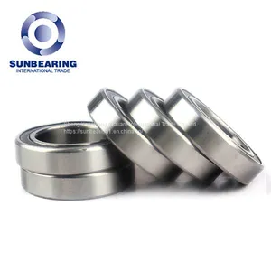 SUNBEARING Deep Groove Ball Bearing 6802 2RS By Size:15*24*5mm thumbnail-4