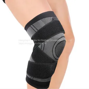High Quality Knee Support Brace Breathable Knee Joint Support High Elastic Knee Pads Support thumbnail-2