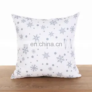 High Quality New Style Snow Embroidery Throw Cushion Pillow for Sofa Living Room Bed thumbnail-4
