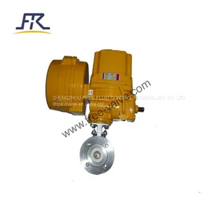 Motorized Ceramic Lined V Port Control Ball Valve thumbnail-1