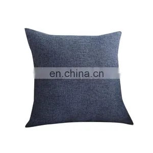 RTS Modern Custom Pattern MaTerial Logo Size High Quality Handmade Thicken Soft Linen Fancy Fluffy Pillow Cover For Home Decor thumbnail-1