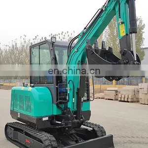 Narrow Mini Digger Wheel Excavator rc Mini Excavator Xn35 for Sale China thumbnail-2