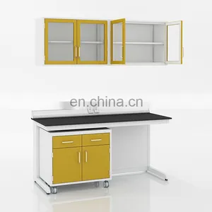 Laboratory Furniture Wall Work Bench Phenolic Resin Chemical Biology Laboratory Bench Table thumbnail-3