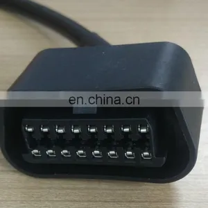 OBD2 Male to 2Female Adapter Splitter Extension Cable OBD II for All Cars 20cm 1ft thumbnail-3