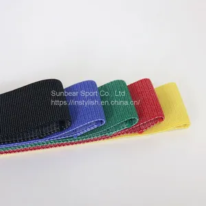 New Arrival 5-Pieces Set Fabric Pull up Bands Resistance Bands Set for Home Gym Fitness thumbnail-4