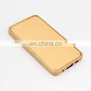 2020 Walnut Wooden Mobile Phone Power Bank Charger 8000mah Wood Mobile Power Bank Portable Charger thumbnail-5
