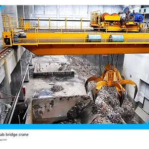 China's High Quality and Low Price 45 Ton Garbage Grab Bridge Double Beam Crane, Power Plant Double Beam Crane, Grab Dou thumbnail-5